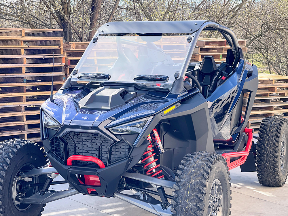 SPIKE Front Vented Windshield for Polaris RZR Pro R (2023-2024) - Fits 4-Seater Models with Adjustable Venting