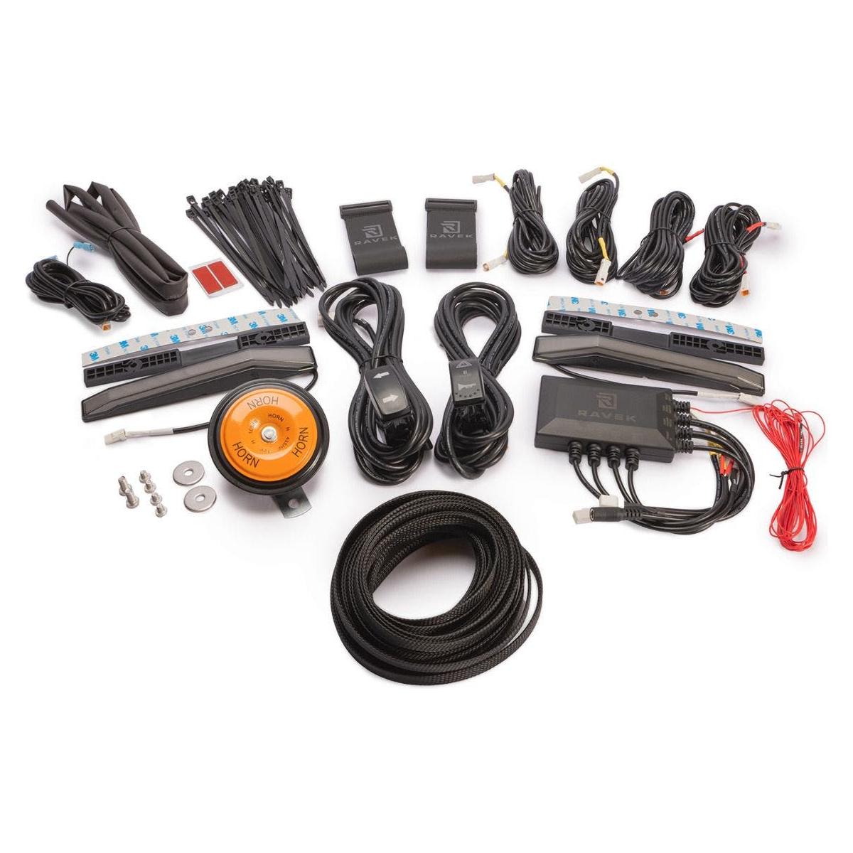 Polaris Ranger Plug & Play Auto-Cancel Turn Signal Kit with White Running Lights | Ravek