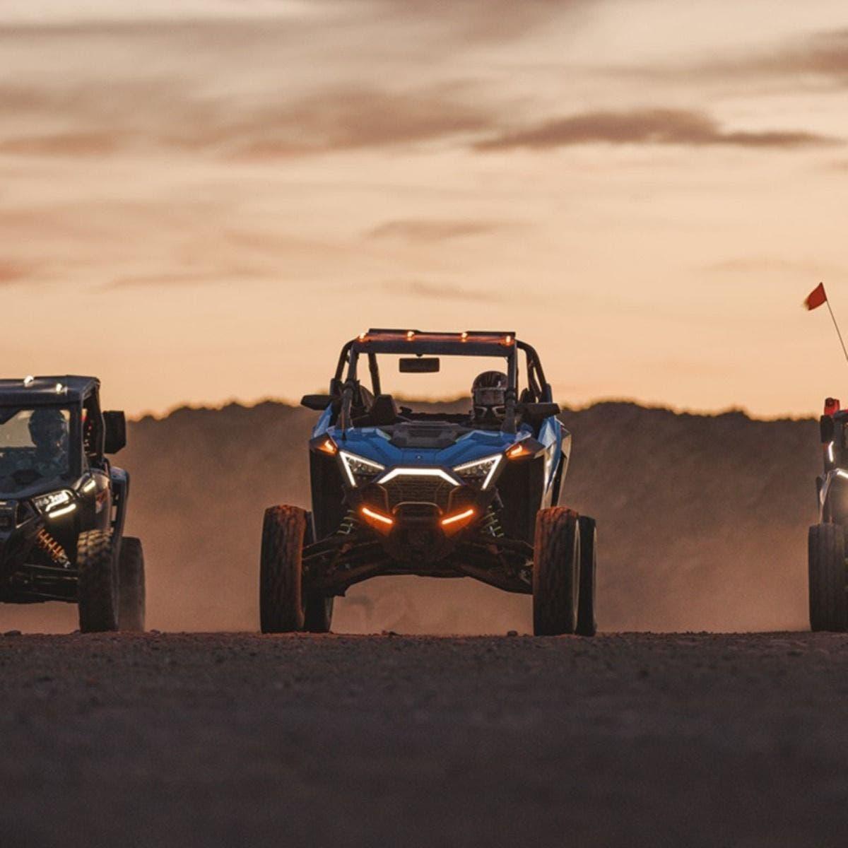 Polaris RZR Turbo R Plug & Play Auto-Cancel Turn Signal Kit with White Running Lights | Ravek