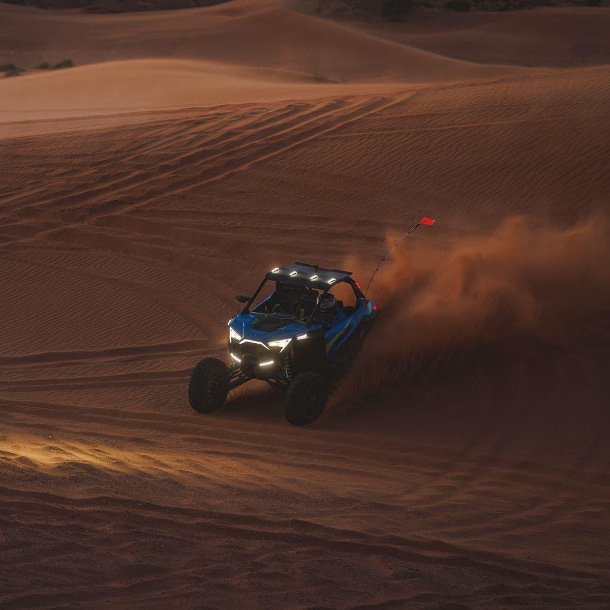 Polaris RZR Turbo R Plug & Play Auto-Cancel Turn Signal Kit with White Running Lights | Ravek