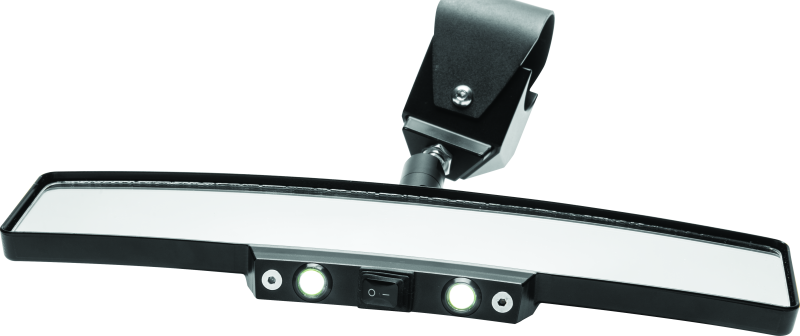 DragonFire Racing Specter Lighted Rear View Mirror for 1.75-2 inch Cages