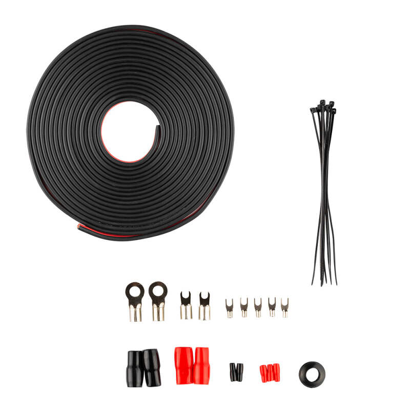 DS18 Amplifier Installation Kit 4-Gauge OFC Copper - Universal Fit for Car Audio Systems