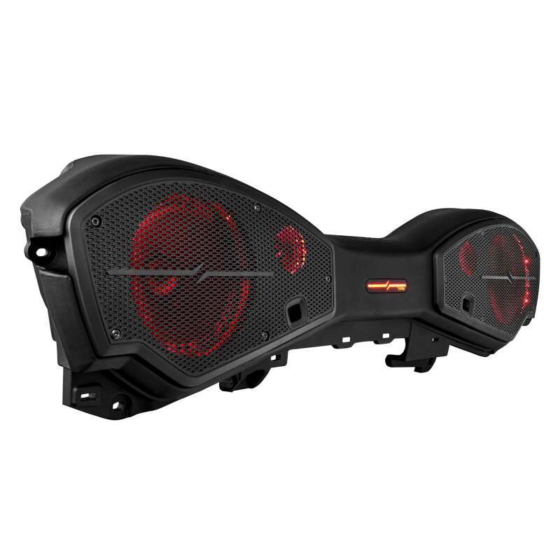 DS18 JL24-SBAR22/BKLD Overhead Soundbar for 2024+ Jeep Wrangler JL, JLU, and JT with 2x 8-inch Speakers, 2x 3.8-inch Tweeters, and LED Lighting