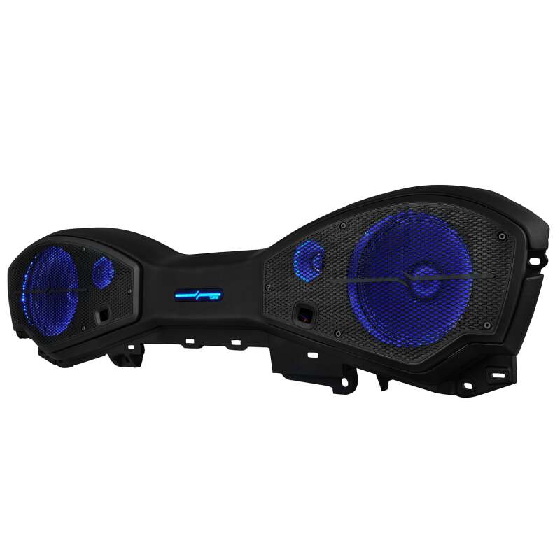 DS18 JL24-SBAR22/BKLD Overhead Soundbar for 2024+ Jeep Wrangler JL, JLU, and JT with 2x 8-inch Speakers, 2x 3.8-inch Tweeters, and LED Lighting