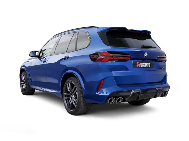 Akrapovic Slip-On Line for 2024+ BMW X5M / X6M Face Lift with Titanium and Carbon Fiber Tips - Part S-BM/T/35H