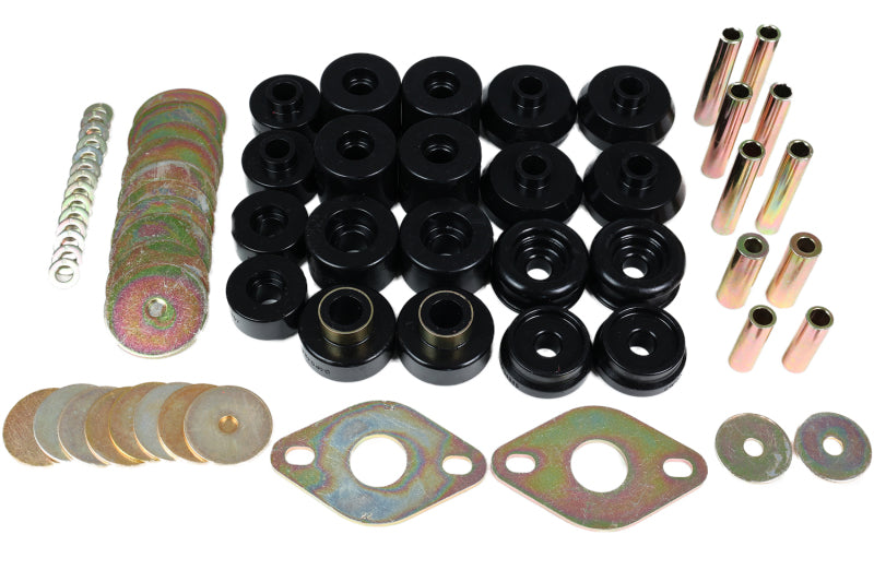 Energy Suspension 8.4111G Polyurethane Body Mount Set for 1996-1999 Toyota 4Runner, Black