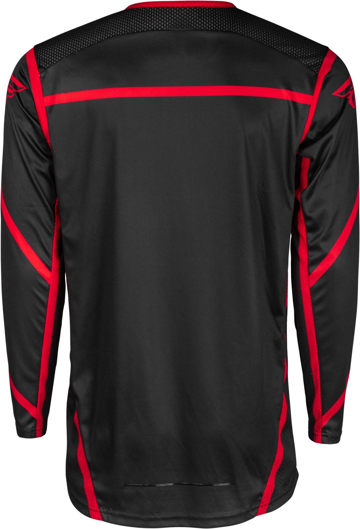 Fly Racing Lite Jersey Black/Red Small - Lightweight Motorcycle Jersey with Advanced Ventilation for Off-Road and Motocross