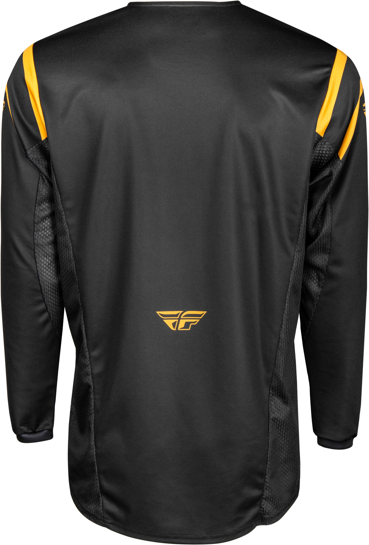 Fly Racing Kinetic Center Jersey Black/Gold 2X for Motocross and Off-Road Vehicles