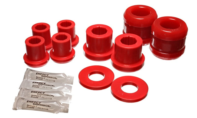 Energy Suspension 11.3107R Red Front Control Arm Bushing Set for 2004-2011 Mazda RX-8