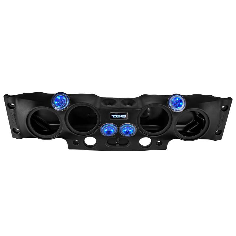 DS18 JK-SBAR/BK.HT Soundbar System for Jeep JK/JKU 2007-2018 Fits 4x8 Inch Speakers - Black