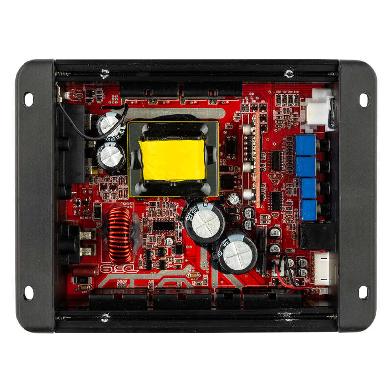 DS18 ION600.1D 1-Channel Car Amplifier – 600W RMS at 1 Ohm, 400W at 2 Ohms, 200W at 4 Ohms – Compatible with Most Automotive Systems