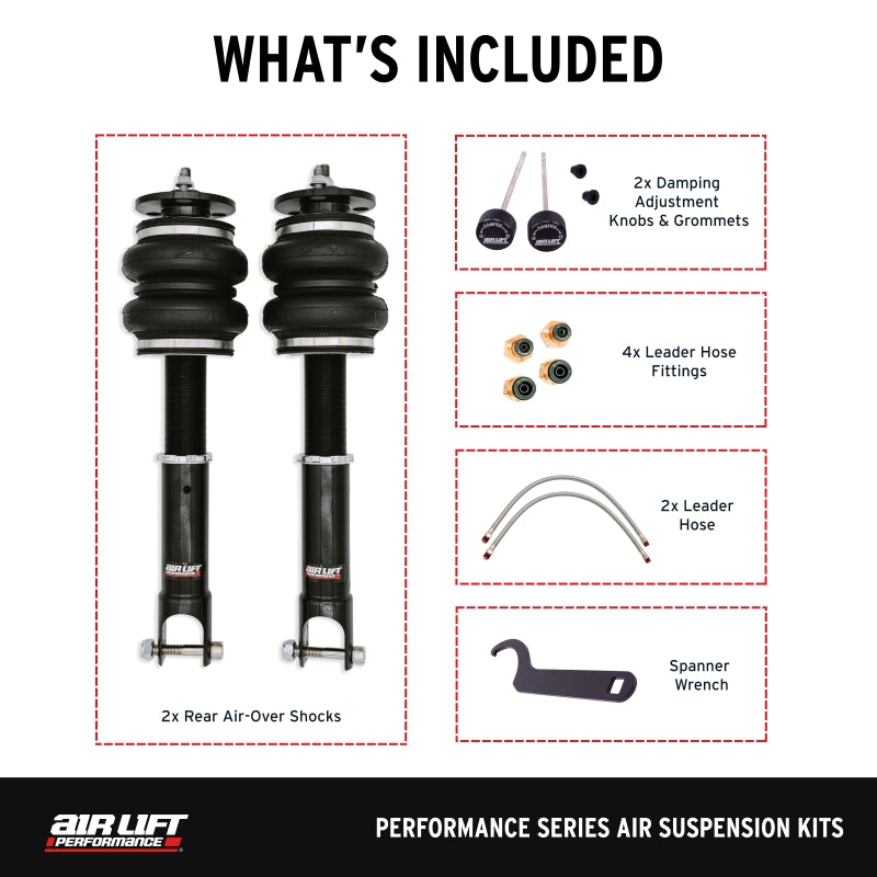 Air Lift Performance Rear Air Suspension Kit for 2015-2020 Acura TLX and 2013-2017 Honda Accord
