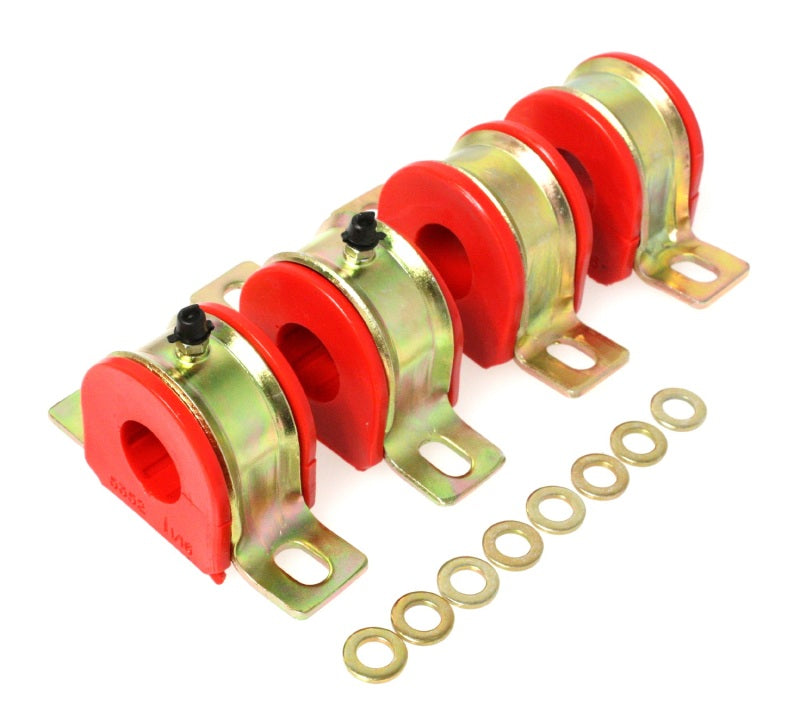 Energy Suspension 3.5175R 1-1/16 inch Greaseable Sway Bar Bushing Set for 1987-1991 GMC R2500 Suburban - Red