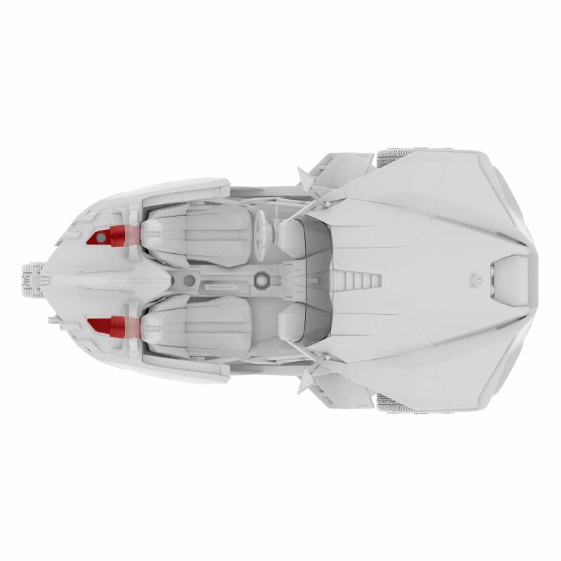 DS18 SLG-HD6V2 Headrest Enclosure for Polaris Slingshot with 4 x 6.5-inch Speaker Compatibility