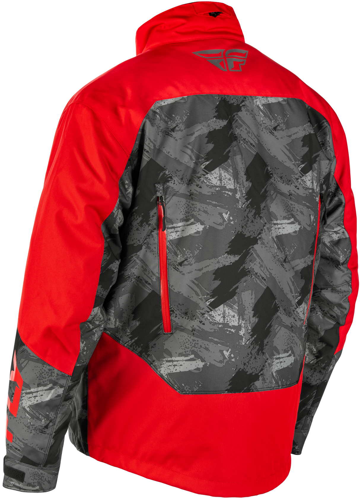 Fly Racing Snx Pro Jacket Red/Black XL – Snowmobile Jacket with Weatherproof Technology and Removable Thermal Liner