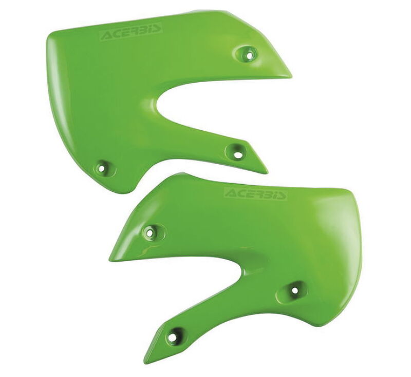 Acerbis KLX110/DRZ110 and RM/KX65 Radiator Shroud by Acerbis - Green - Fits Kawasaki and Suzuki Powersports Models