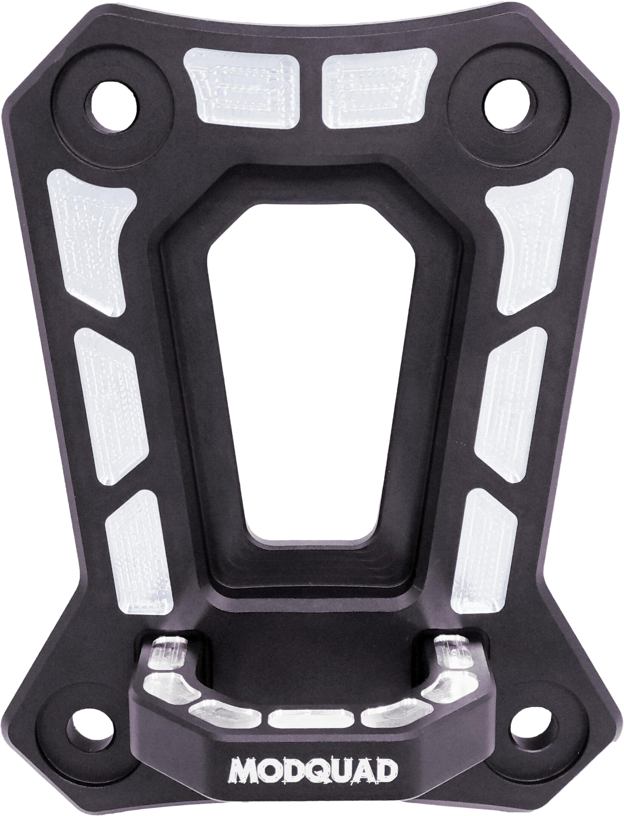 MODQUAD Rear Differential Cover with Hook for Polaris RZR Models (Part No. RZR-RDH-PRO-R-BLK)
