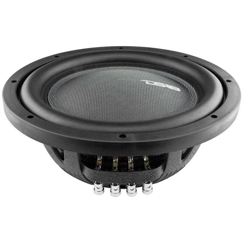 DS18 IXS12.2D 12-Inch 800 Watts RMS Dual 2 Ohm Shallow Mount Fiberglass Subwoofer for Car Audio System