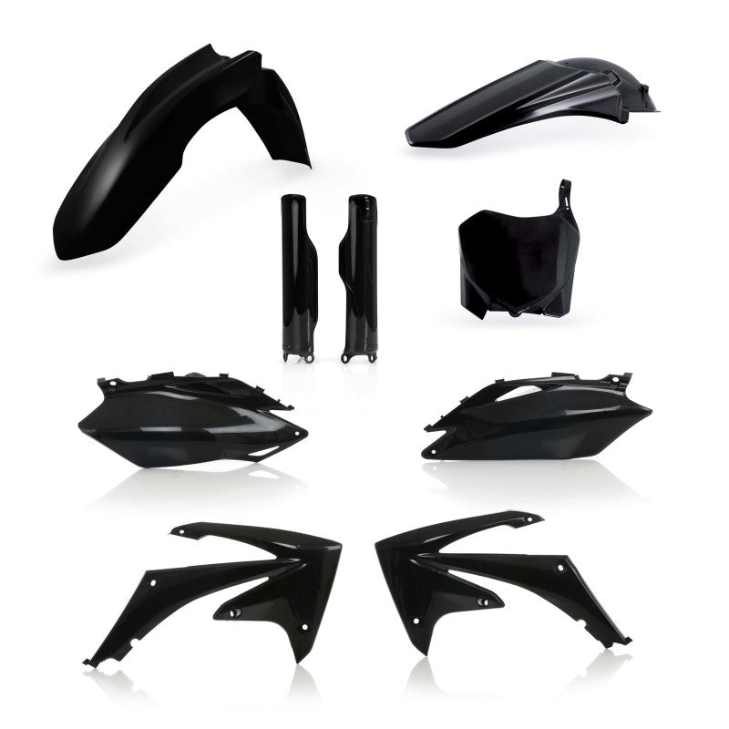 Acerbis Full Plastic Kit for Honda CRF250R and CRF450R (2009-2013) - Black