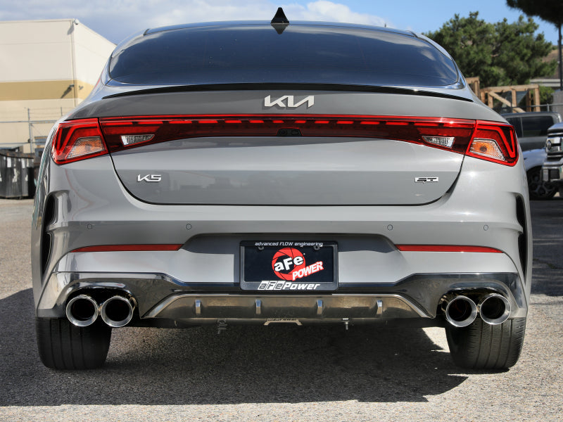 aFe Takeda 21-24 Kia K5 GT L4-2.5L Axle-Back Exhaust System with Polished Tips