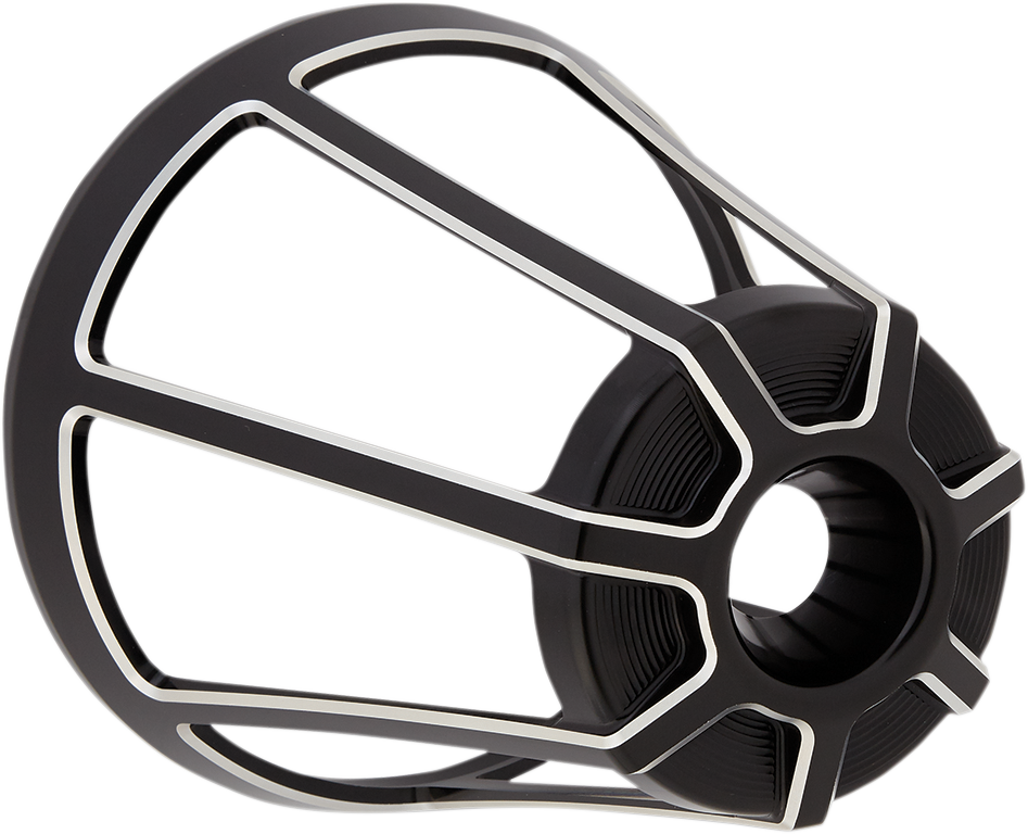 ARLEN NESS Monster Sucker Air Cleaner Cover - Beveled - Black 81-104