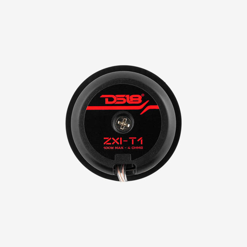 DS18 ZXI-T1 1.7-Inch Neodymium Dome Tweeter for Car Audio - 50 Watts RMS, 4 Ohm, Fits Most Vehicles
