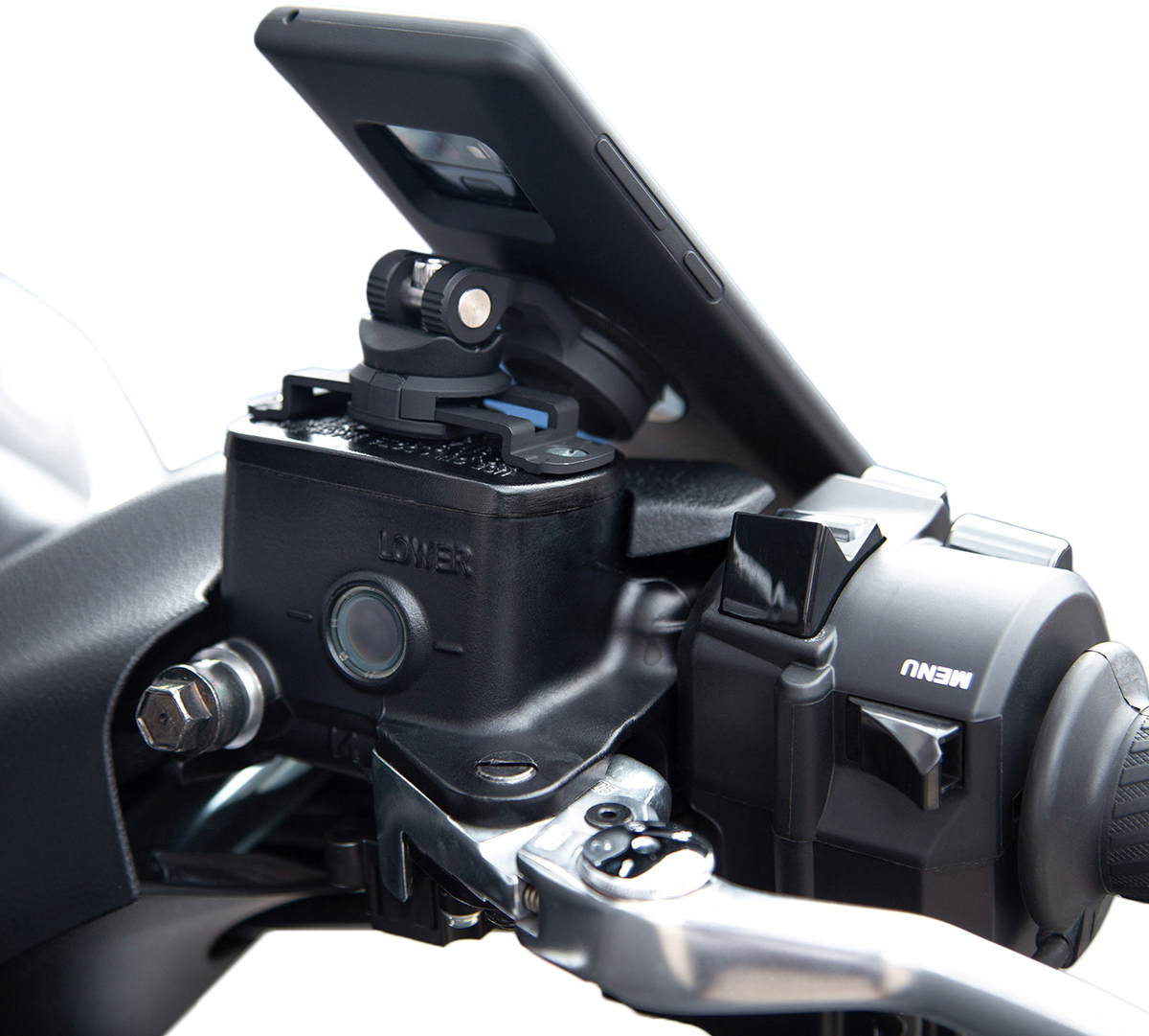 SP CONNECT Brake Mount Black Part 53235 for Universal Fitment with 360° Rotation