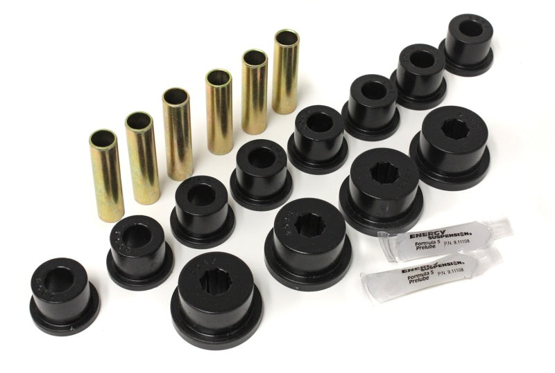 Energy Suspension Suzuki Spring Bushing Set A.M. for 1990-1995 Suzuki Samurai – Front and Rear Performance Polyurethane