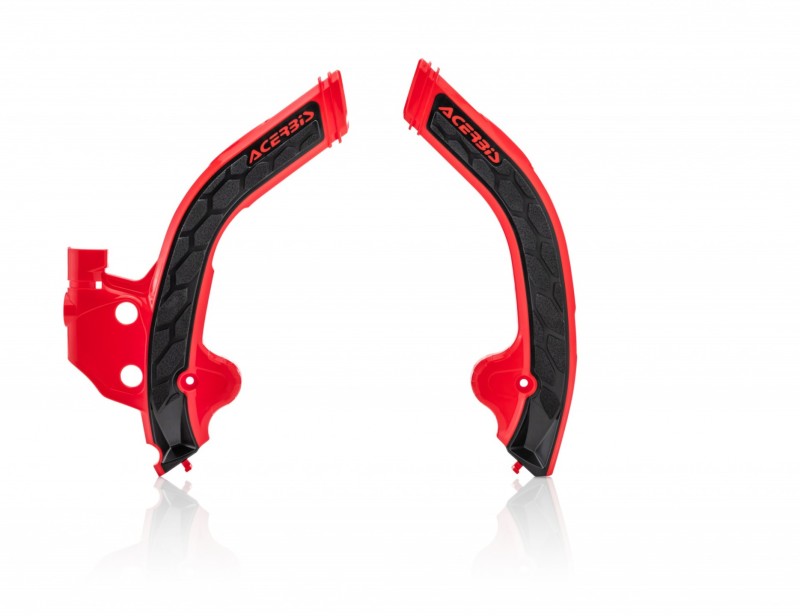 Acerbis 2801941018 Frame Guard with Grip for Beta RR 2T/4T (2020-2023) – Red/Black