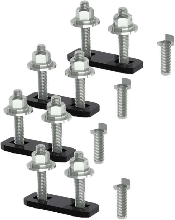 KOLPIN Bed Box Mounting Kit for UTVs - Universal Fit, 11 x 12 x 60 Inches