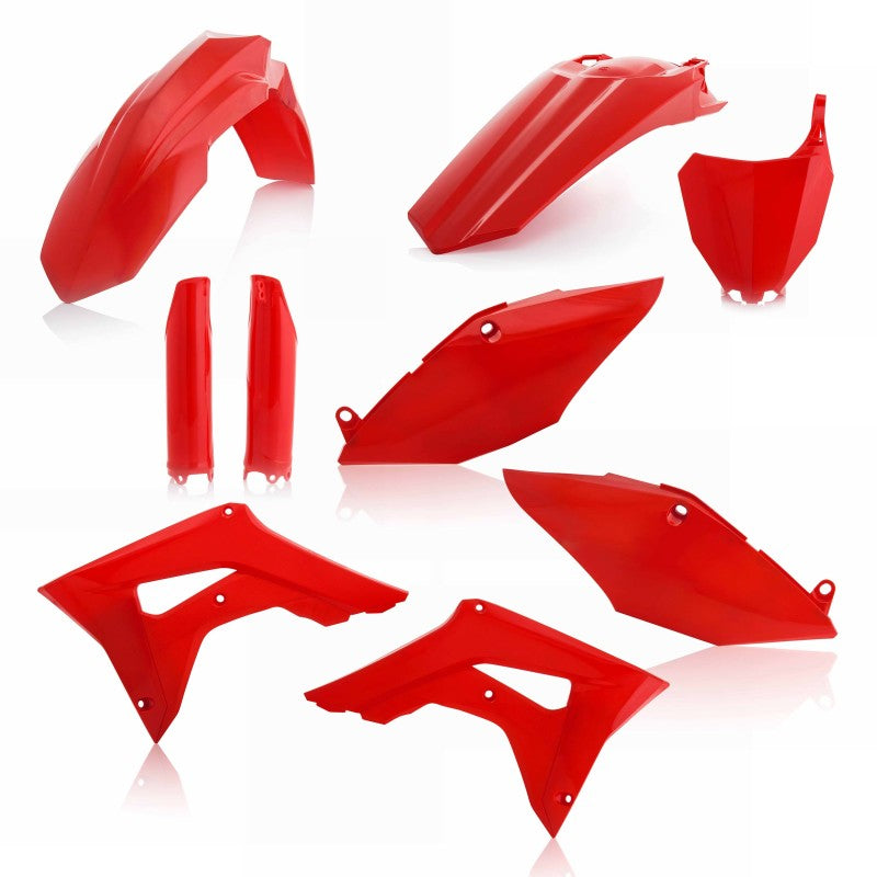Acerbis Full Plastic Kit for Honda CRF250R (2018) and CRF450R (2017-2018) – Red