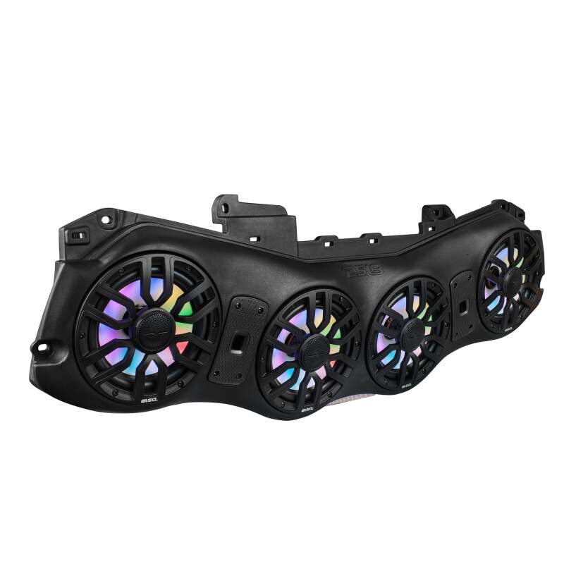 DS18 JL24-SBAR/BKLD Overhead Soundbar with Speakers and LEDs for Jeep JL, JLU, and JT 2024+ Models