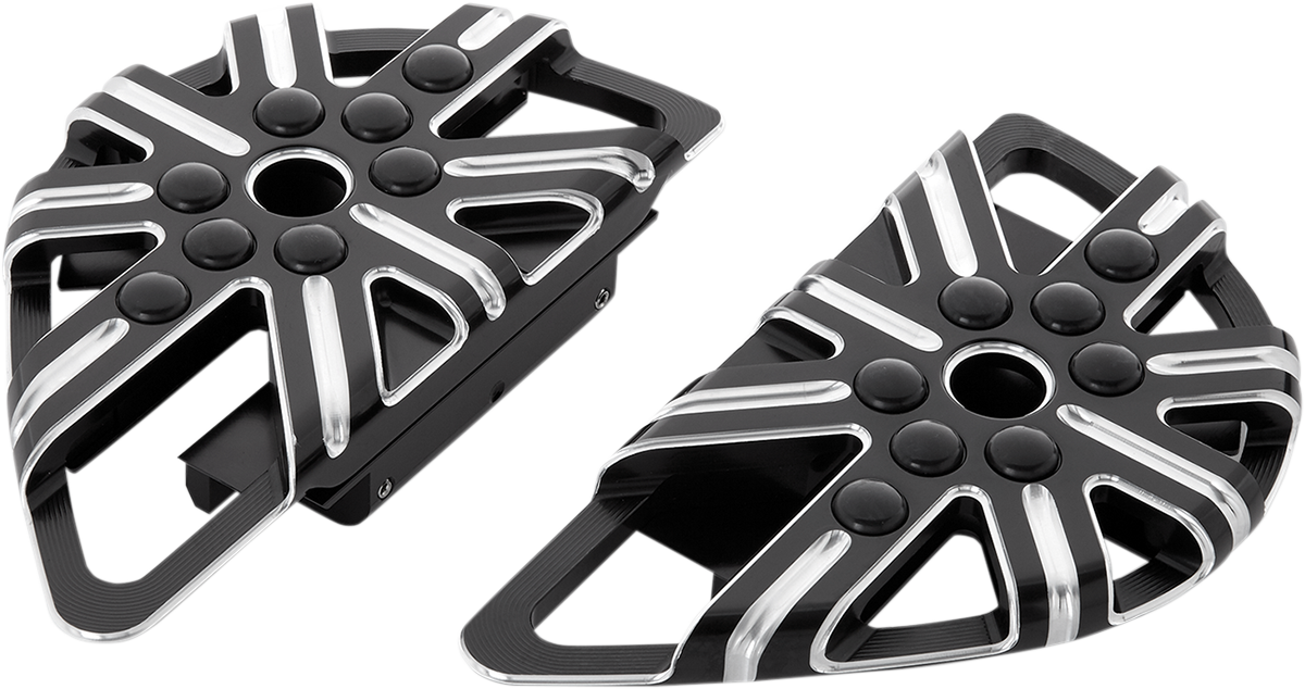 ARLEN NESS 10 Gauge Floorboards - Passenger - Black 06-863