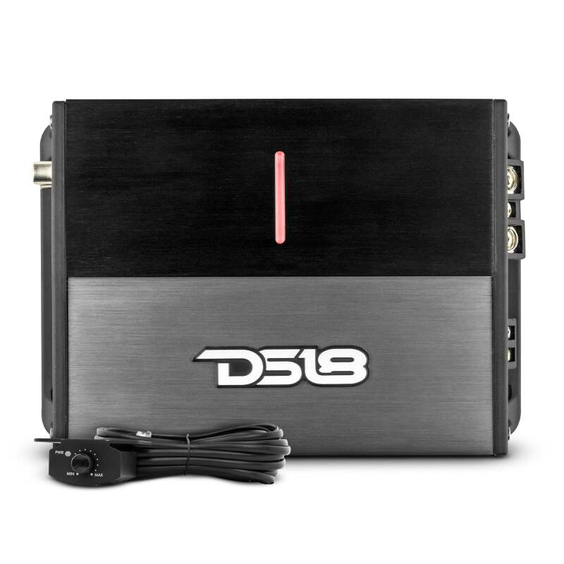 DS18 ION1200.1D 1-Channel Marine Amplifier with 1200W RMS Power for Car Audio Systems