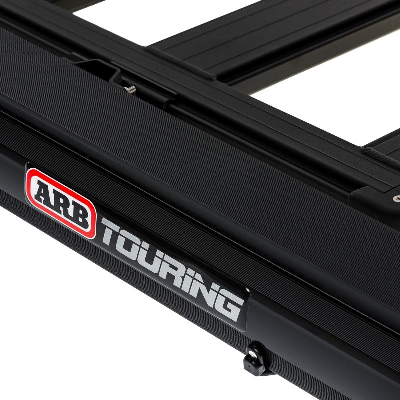 ARB Black Edition Aluminum Awning with LED Light Strip – 8.2 ft x 8.2 ft, Black Frame