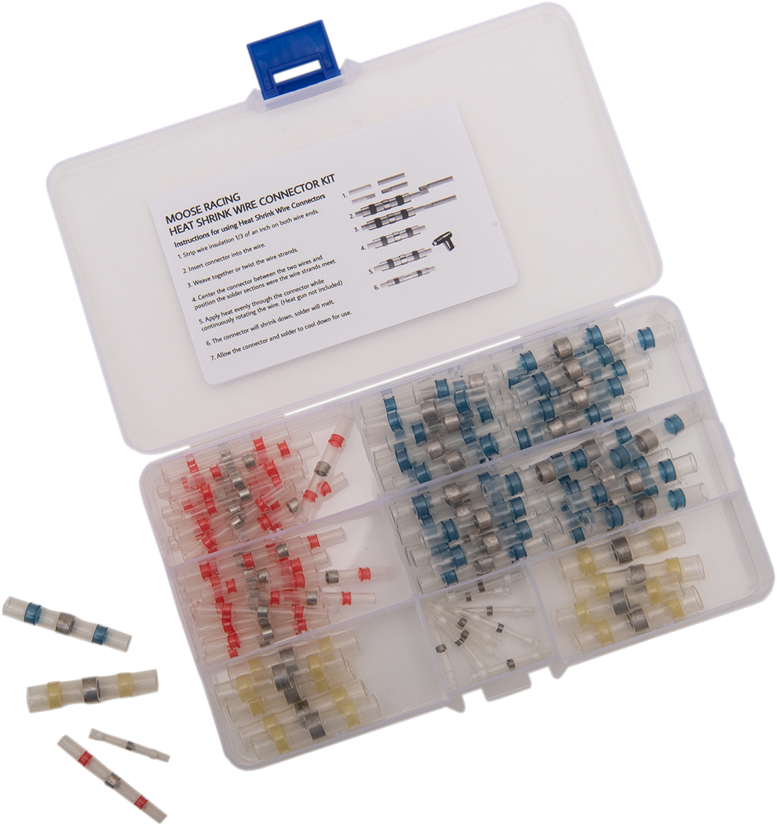 MOOSE OFFROAD Wire Connectors - 100 PC Set 03-1000M