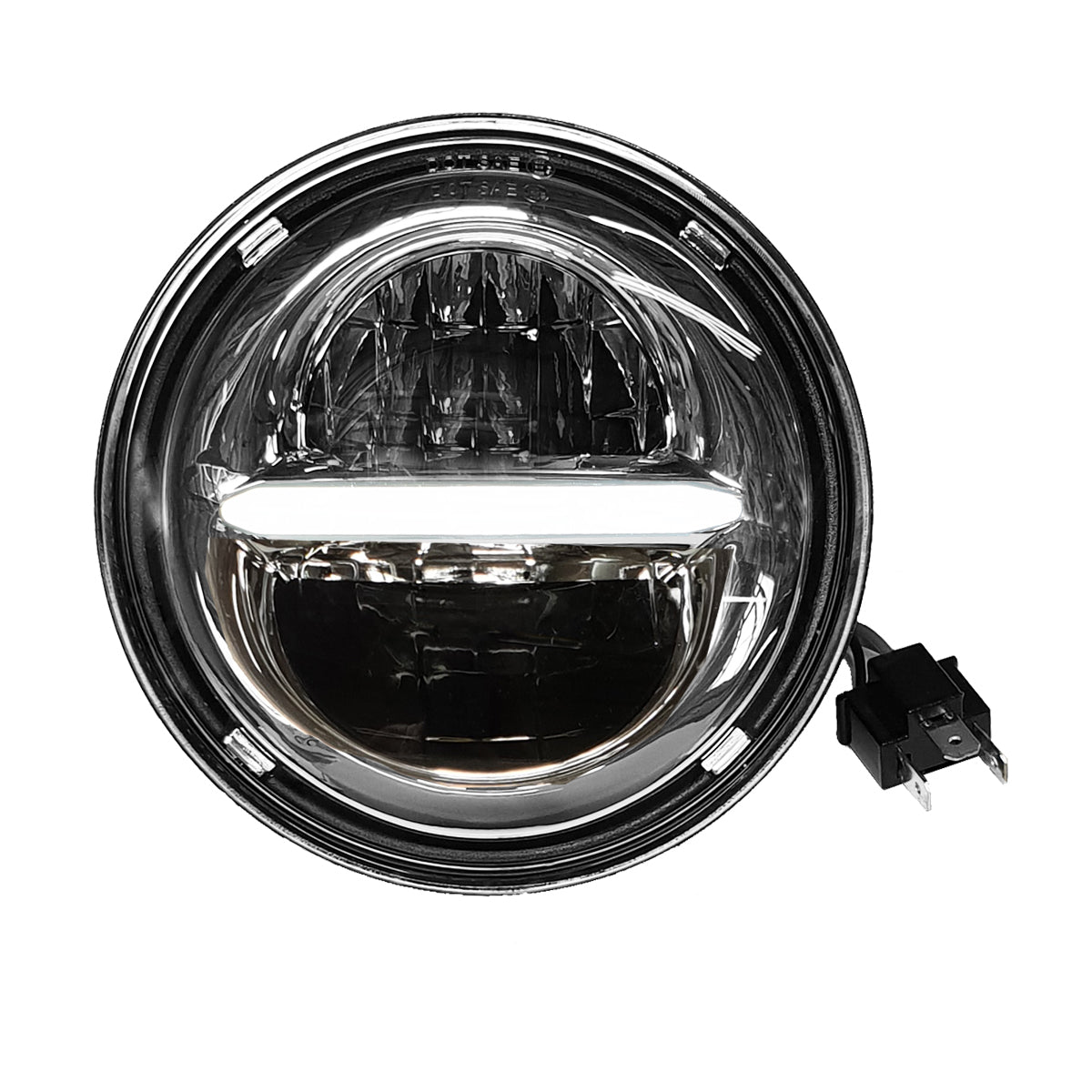 PATHFINDER HD7CLC 7-Inch Classic LED Headlight with Daytime Running Lights for Harley-Davidson Motorcycles