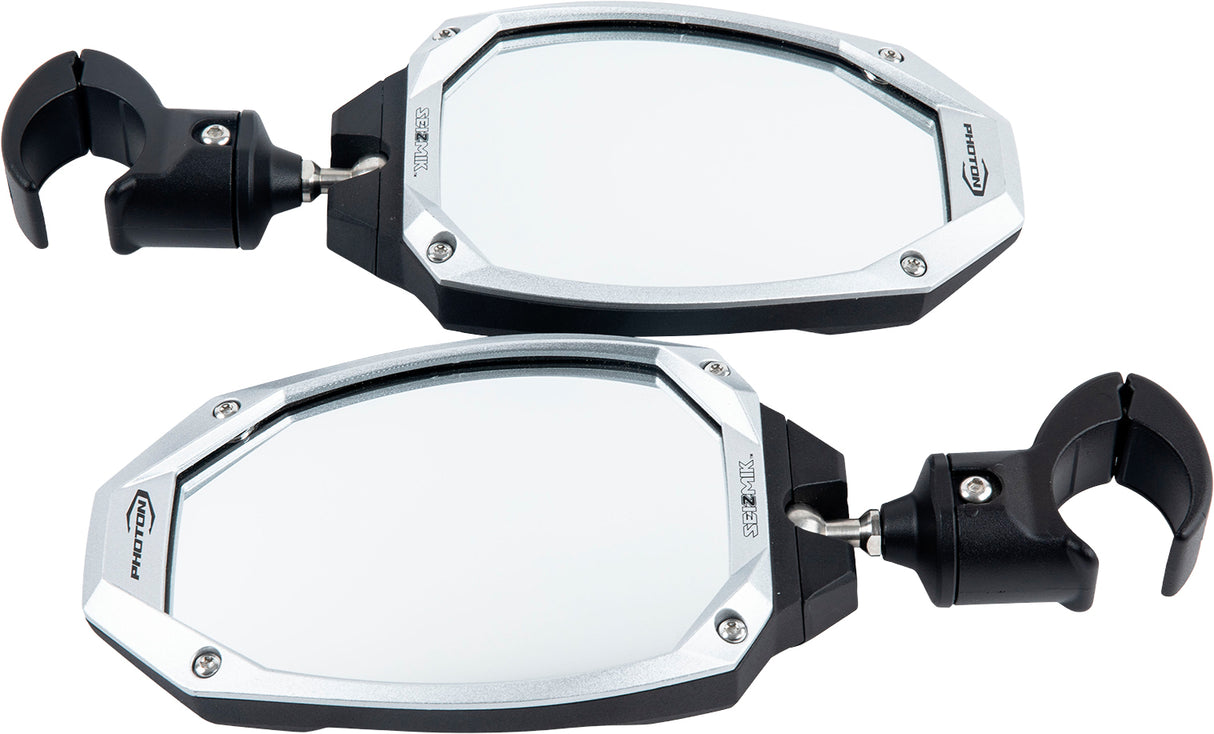 Seizmik Photon Side Mirror with Convex Surface for UTVs and ATVs