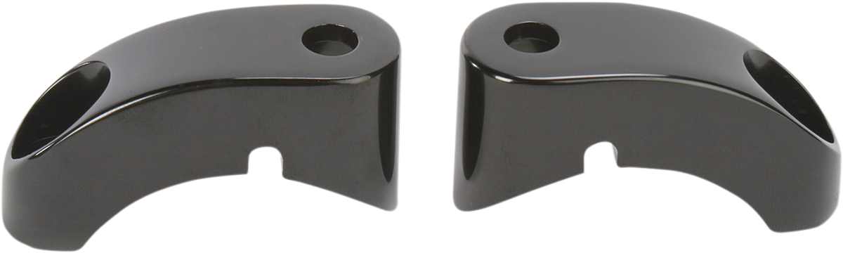 ARLEN NESS Turn Signal Mounts - 39 mm Front Forks - Black 12-738