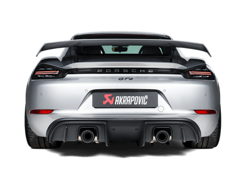 Akrapovic Slip-On Race Line Exhaust for Porsche Cayman GT4 (718) 2020+ – Titanium (Part No. S-PO/TI/18/1)