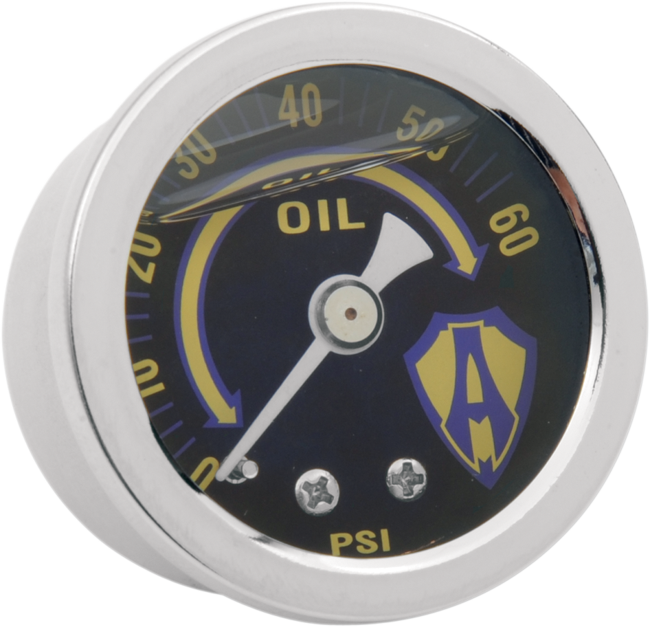 ARLEN NESS Oil Pressure Gauge Kit - Replacement - Chrome 15-655