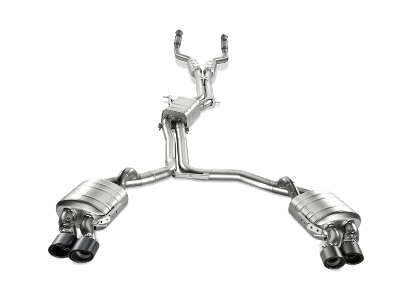 Akrapovic Evolution Line Cat Back Exhaust System for 2013-2017 Audi S6 Avant & Limousine with Titanium & Carbon Tips - Part S-AU/TI/6H