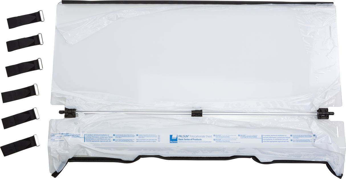 OPEN TRAIL Folding Windshield for Polaris Ranger 500 and 700 Models