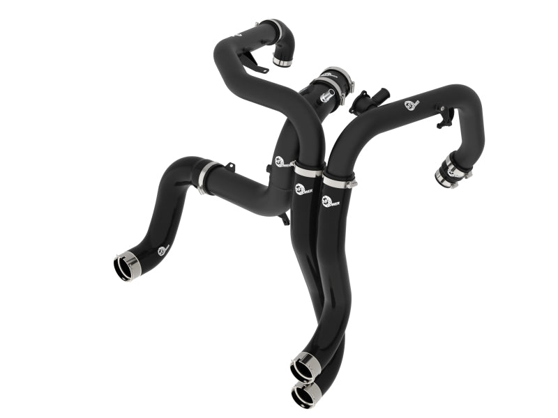 aFe BladeRunner Aluminum Hot and Cold Charge Pipe Kit for Ford Bronco Raptor 2022-2025 and Ranger Raptor 2024, V6-3.0L