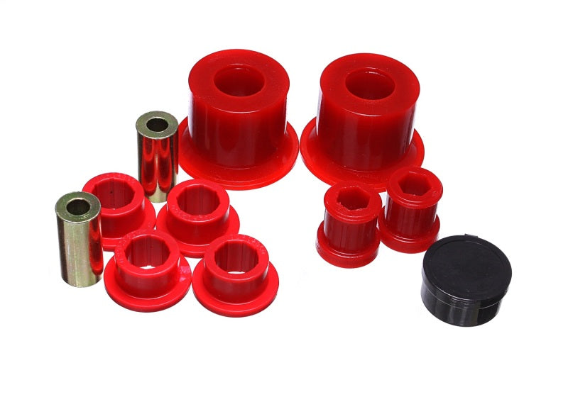 Energy Suspension 15.3120R Front Control Arm Bushing Set for 2008-2013 Volkswagen Jetta and GTI - Red