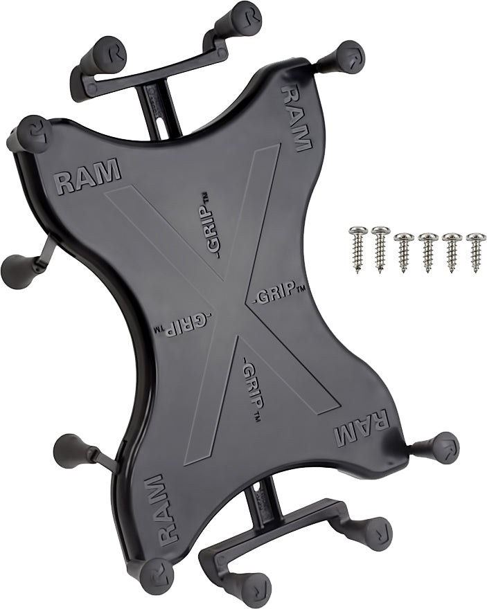 RAM X Grip III Large Tablet Clamping Cradle for Vehicle Fitment with 1/4-inch Socket Arm