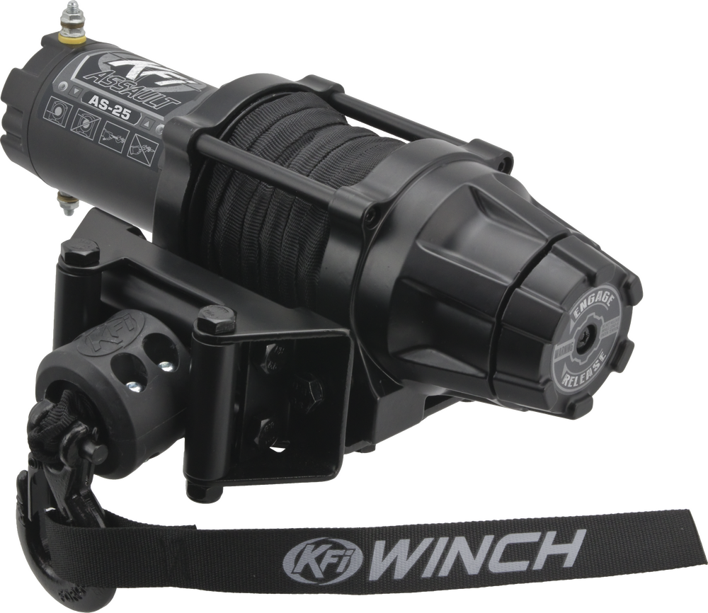 KFI AS-25 2500LB SYNTHETIC ASSAULT SERIES WINCH