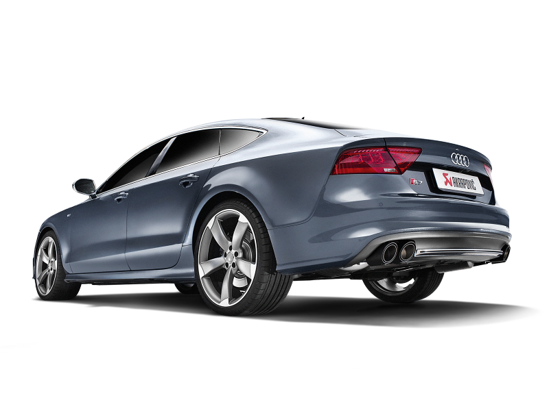 Akrapovic Evolution Line Cat Back Exhaust System for 2013-2017 Audi S6 Avant & Limousine with Titanium & Carbon Tips - Part S-AU/TI/6H
