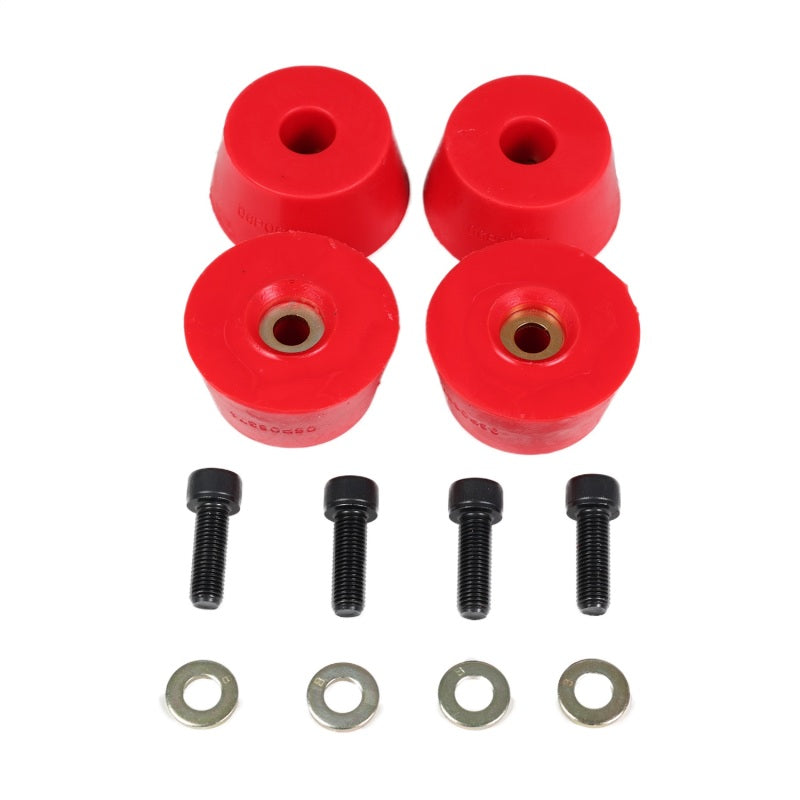 Energy Suspension Hyper-Flex Red Front Bump Stops for Toyota 4Runner (1995-2002) – Part Number 8.9103R