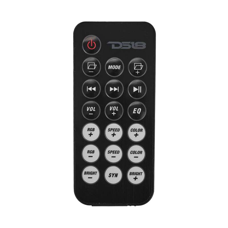 DS18 SB37BTXRGB 37-Inch Marine-Grade Bluetooth Soundbar with RGB Lighting and 200W RMS for Powersports Vehicles